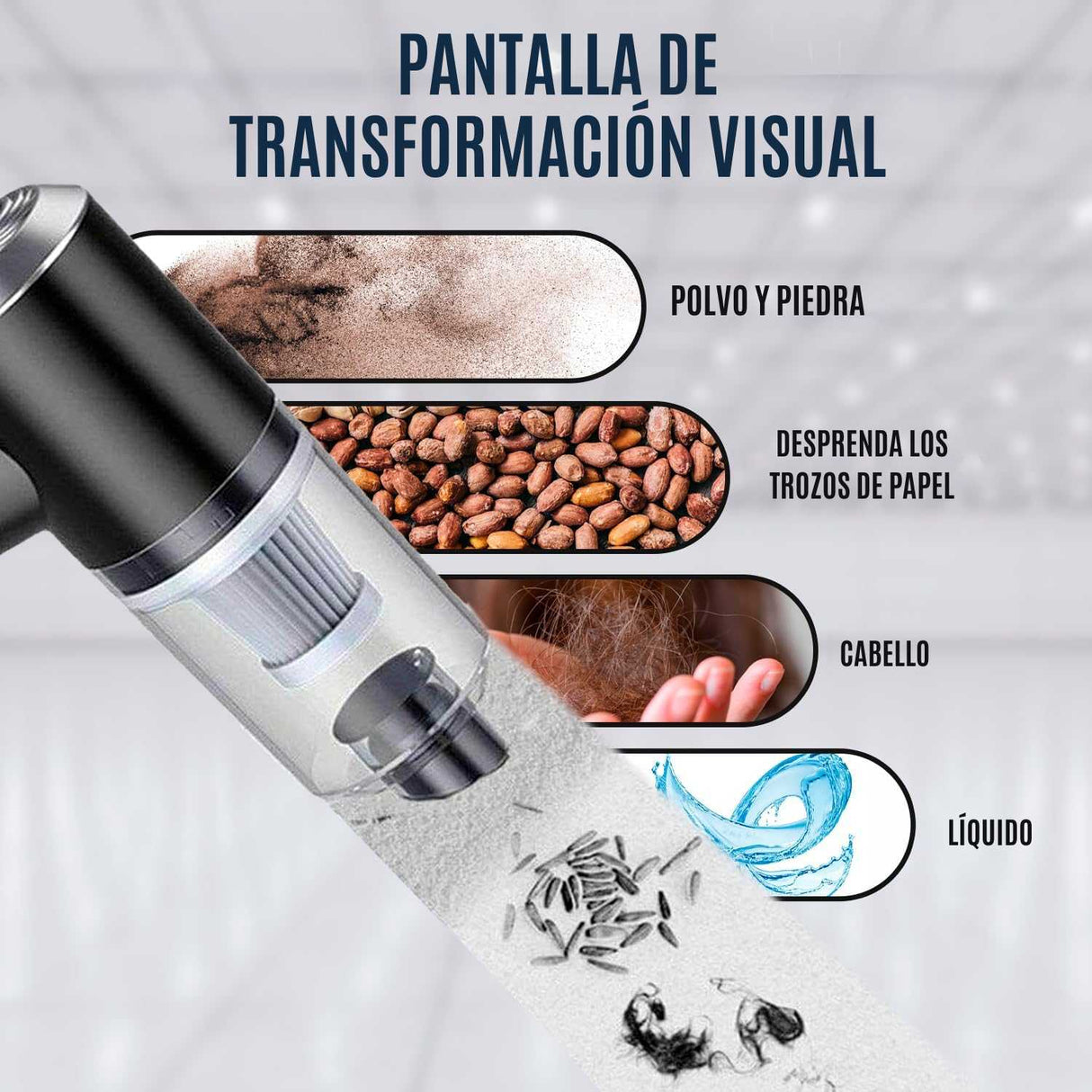 Aspiradora Portatil 2 en 1 Recargable PC