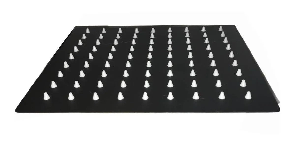 Regadera Cuadrada inoxidable de Lujo 15*15 Negro