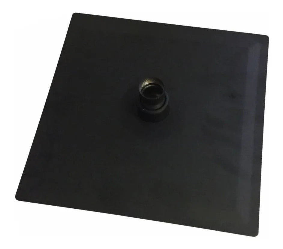 Regadera Cuadrada inoxidable de Lujo 15*15 Negro