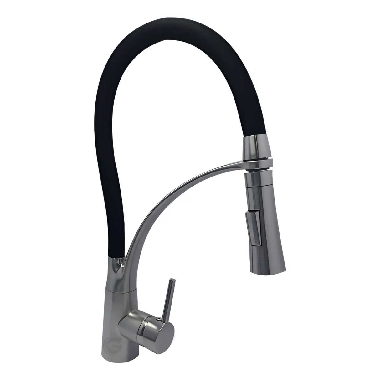 Grifería Lavaplatos Arabia Flexible Industrial Cromada | Monocontrol para Cocina Moderna