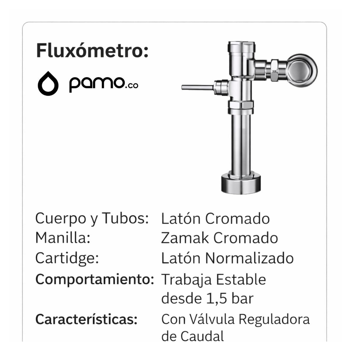 Fluxometro Palanca Grande Entrada 1"