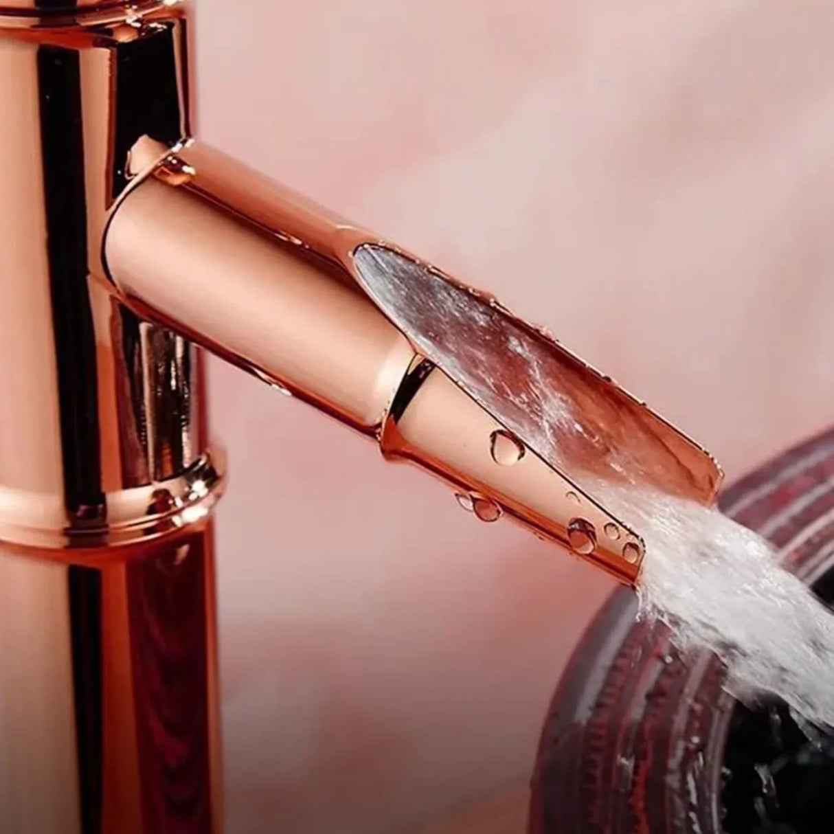 Grifería Monocontrol Cascada Alto Bambú