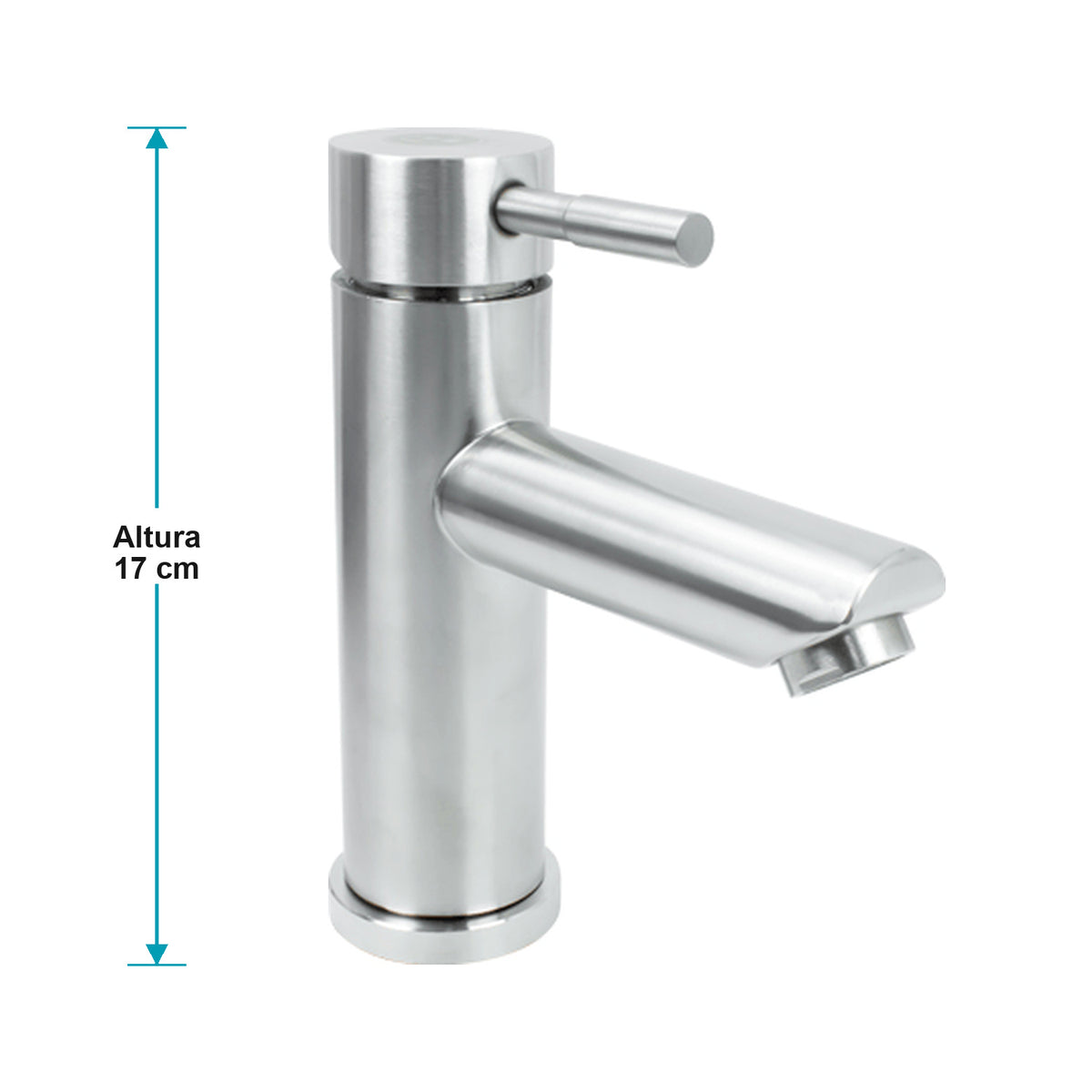 Altura del mezclador para lavamanos: 17 cm