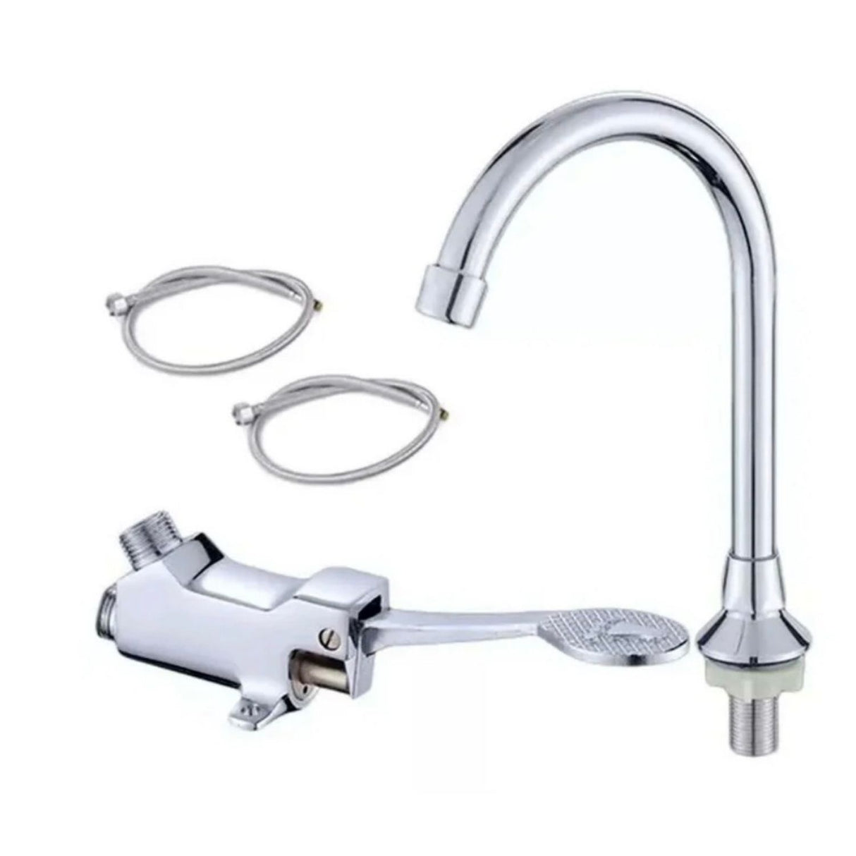 Kit Válvula Grifería Pedal Alto Tráfico Institucional Manos Libres