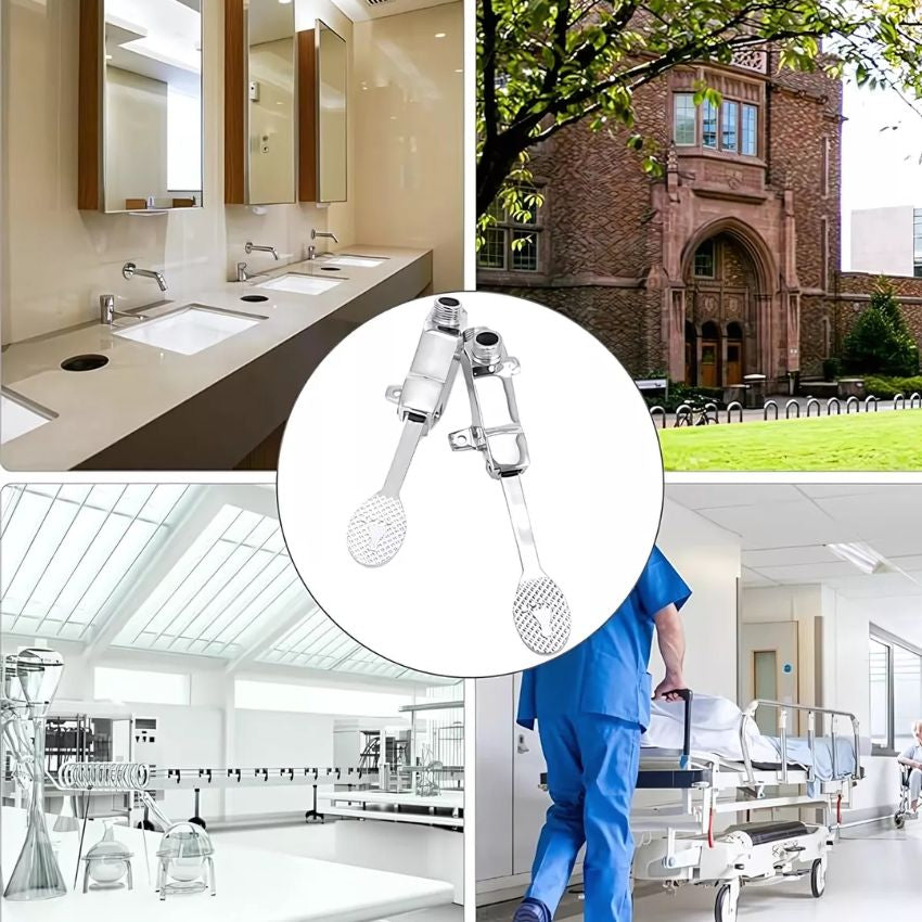 Kit Válvula Grifería Pedal Alto Tráfico Institucional Manos Libres