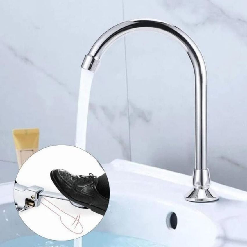 Kit Válvula Grifería Pedal Alto Tráfico Institucional Manos Libres