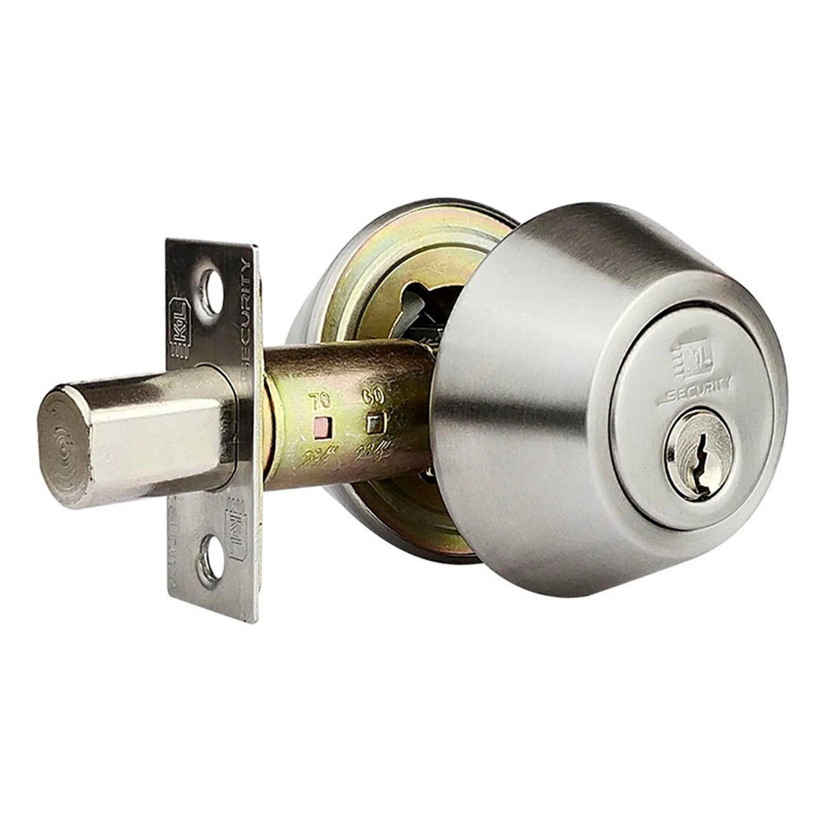 Cerrojo De Seguridad Llave-Llave Cromado Para Puerta — vista 2