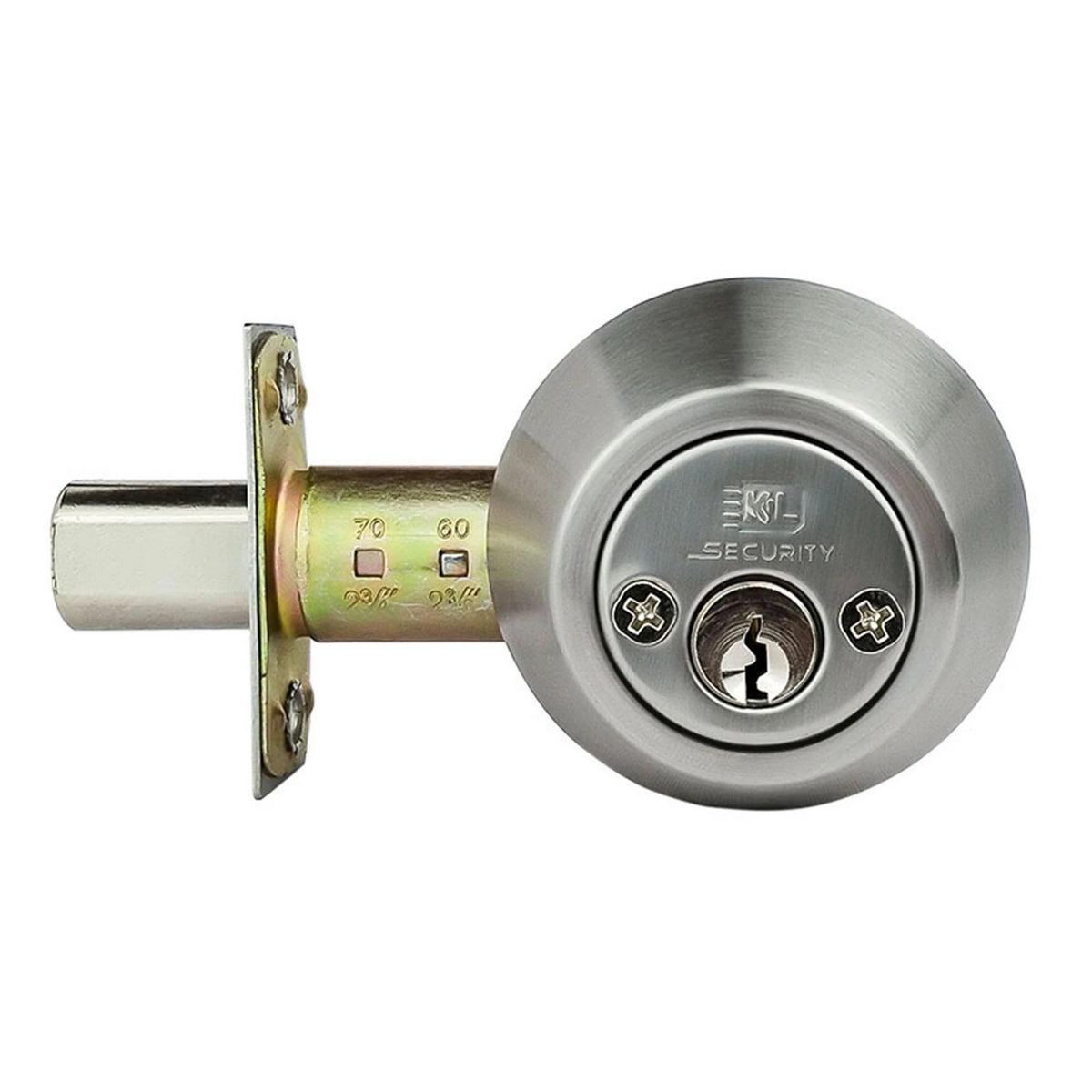 Cerrojo De Seguridad Llave-Llave Cromado Para Puerta — vista 3