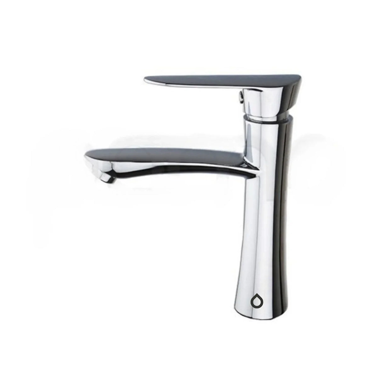 Llave Lavamanos Base Cilindrico Curvo Manija Antioxidante Fa