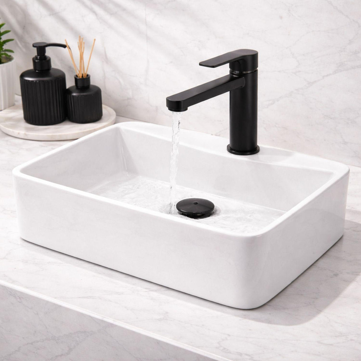 Lavamanos Sobreponer Rectangular 400*300*130 Blanco