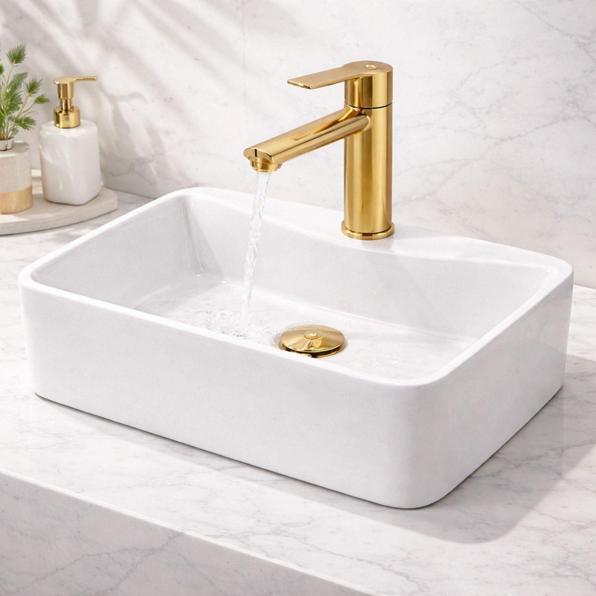 Lavamanos Sobreponer Rectangular 400*300*130 Blanco
