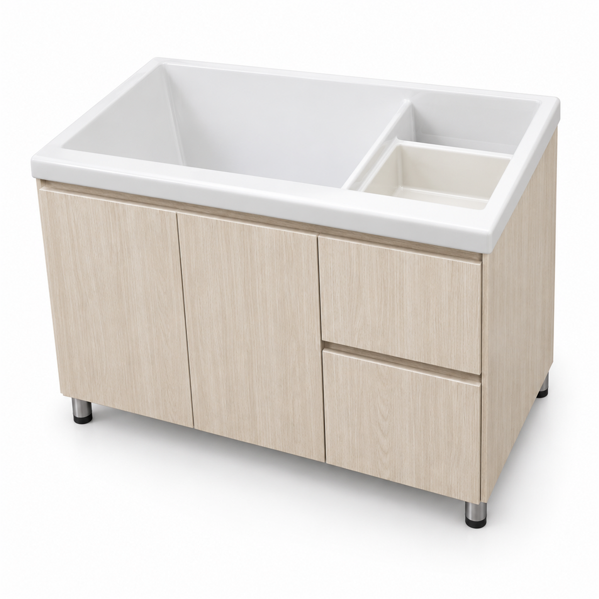 Mueble Con Lavadero Y Cajones 80 X 47 Cm: imagen del producto
