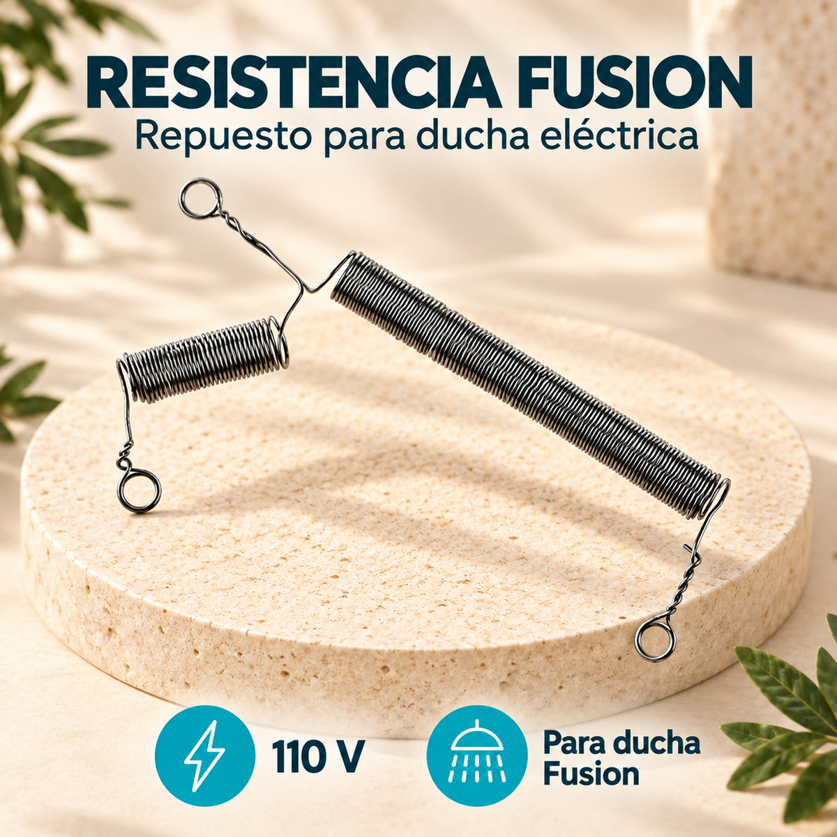 Características de Resistencia Para Ducha Fusion 110 V