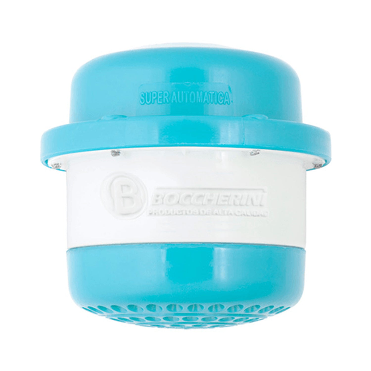 Fotografía oficial de Ducha Eléctrica Victory Blanca y Azul 110 V Sin Miniducha, 16 cm