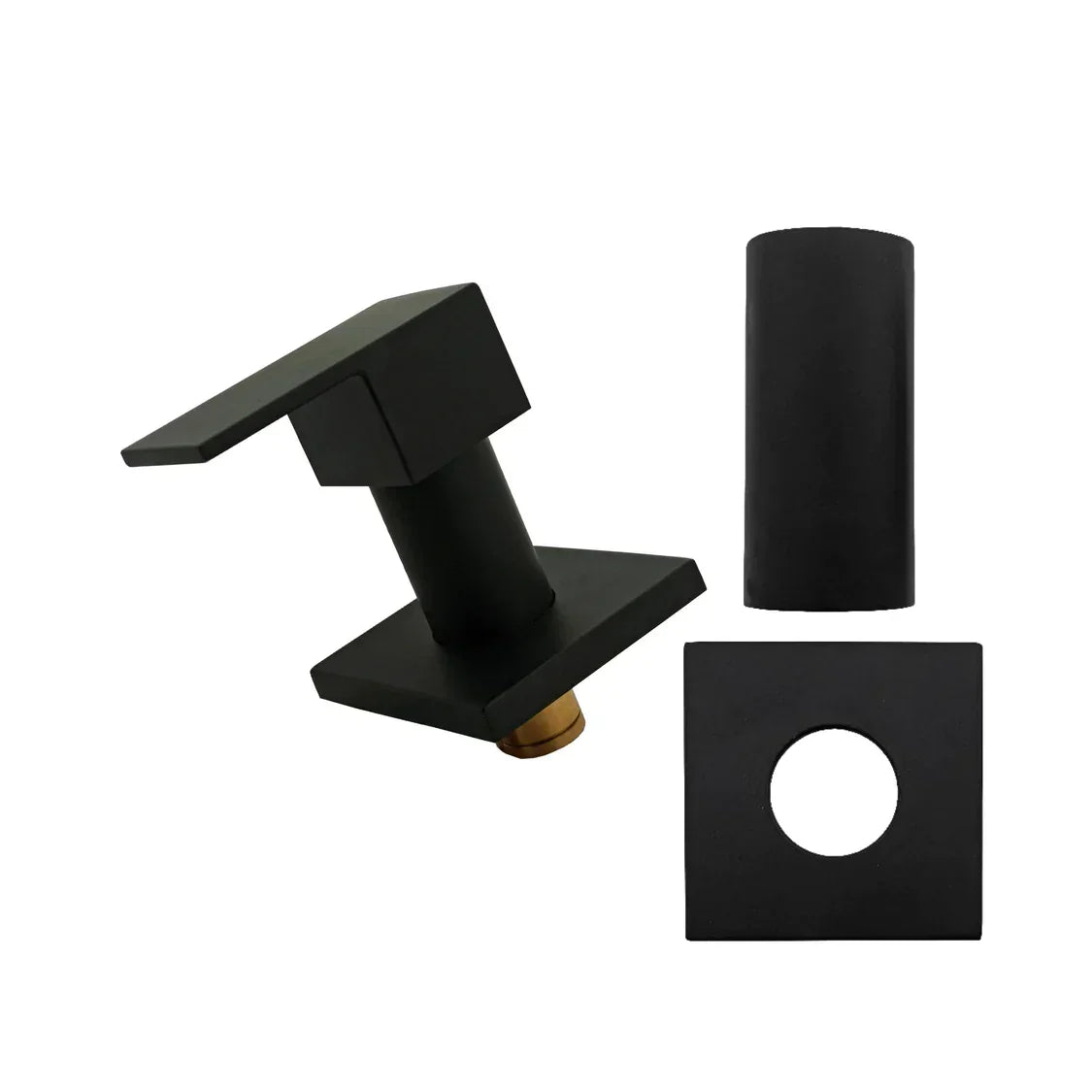 Manija Griferia Cuadra Metálica Cromo Palanca Agua Fría