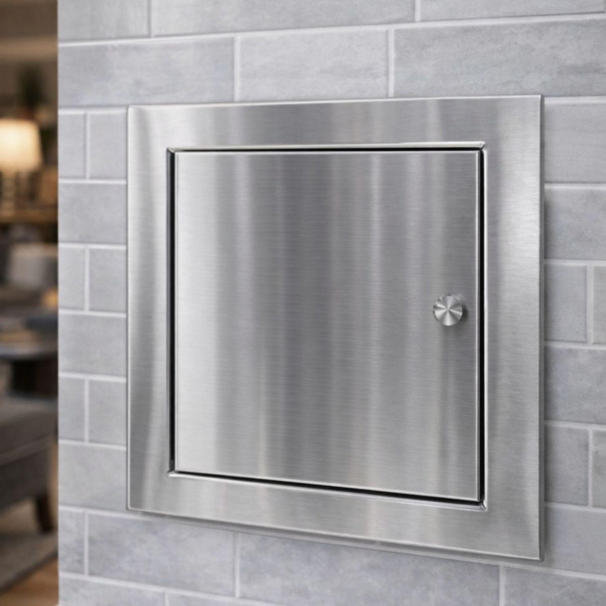 Tapa Registro 20x20 Acero Inoxidable