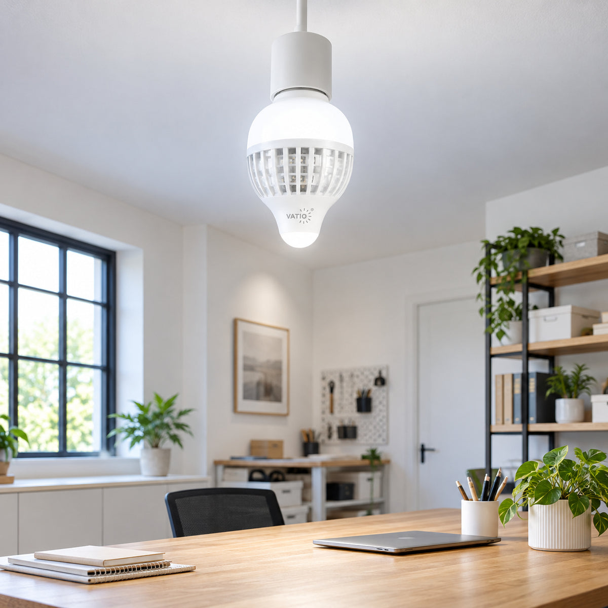 Bombillo LED De Alta Potencia 100 W E27 Luz Fría — ambientacion amplia