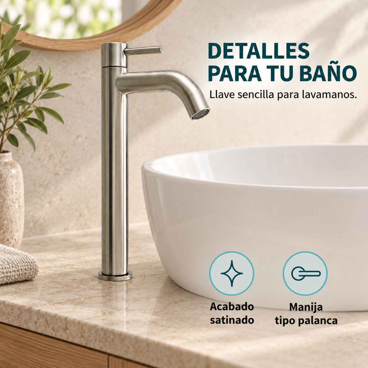 Diseño y características de la grifería