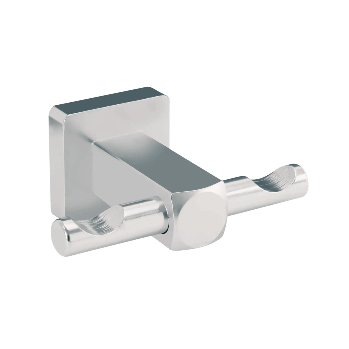 Perchero Doble Cromado de Aluminio