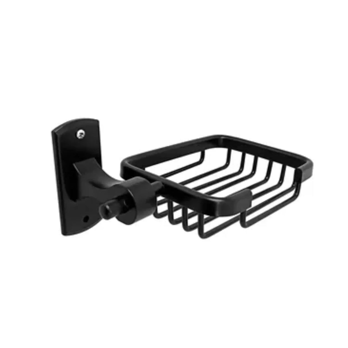 Jabonera Para Baño Black Cuadrada