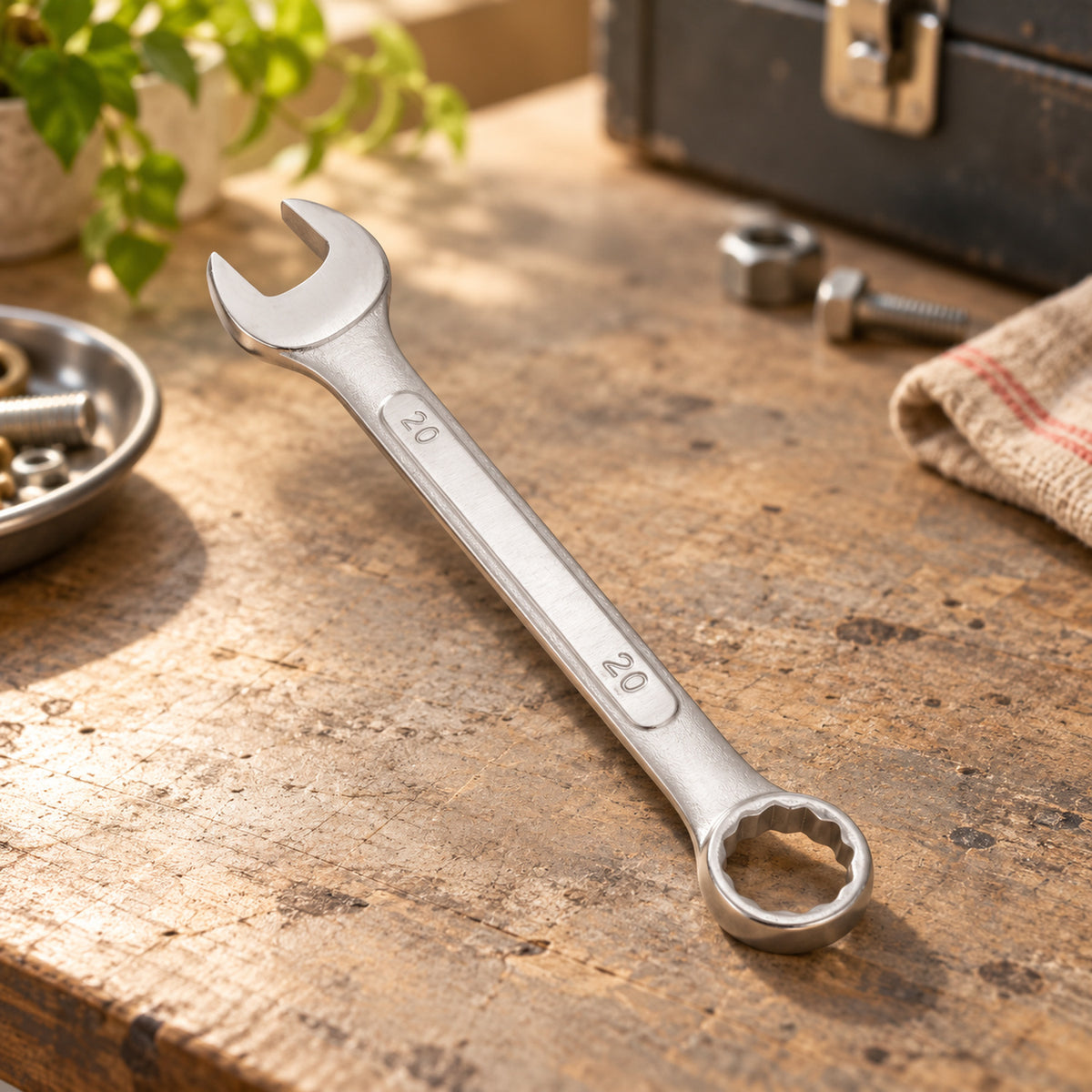 Llave Combinada de 20 mm x 250 mm en ambientación