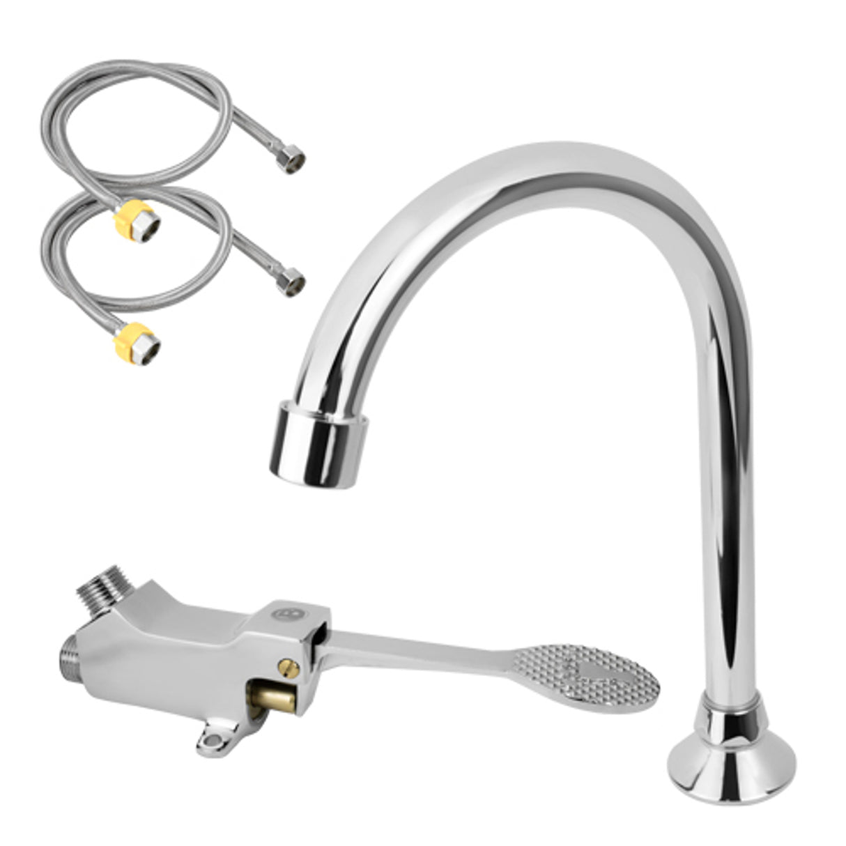 Llave de pedal cromada manos libres - imagen 3