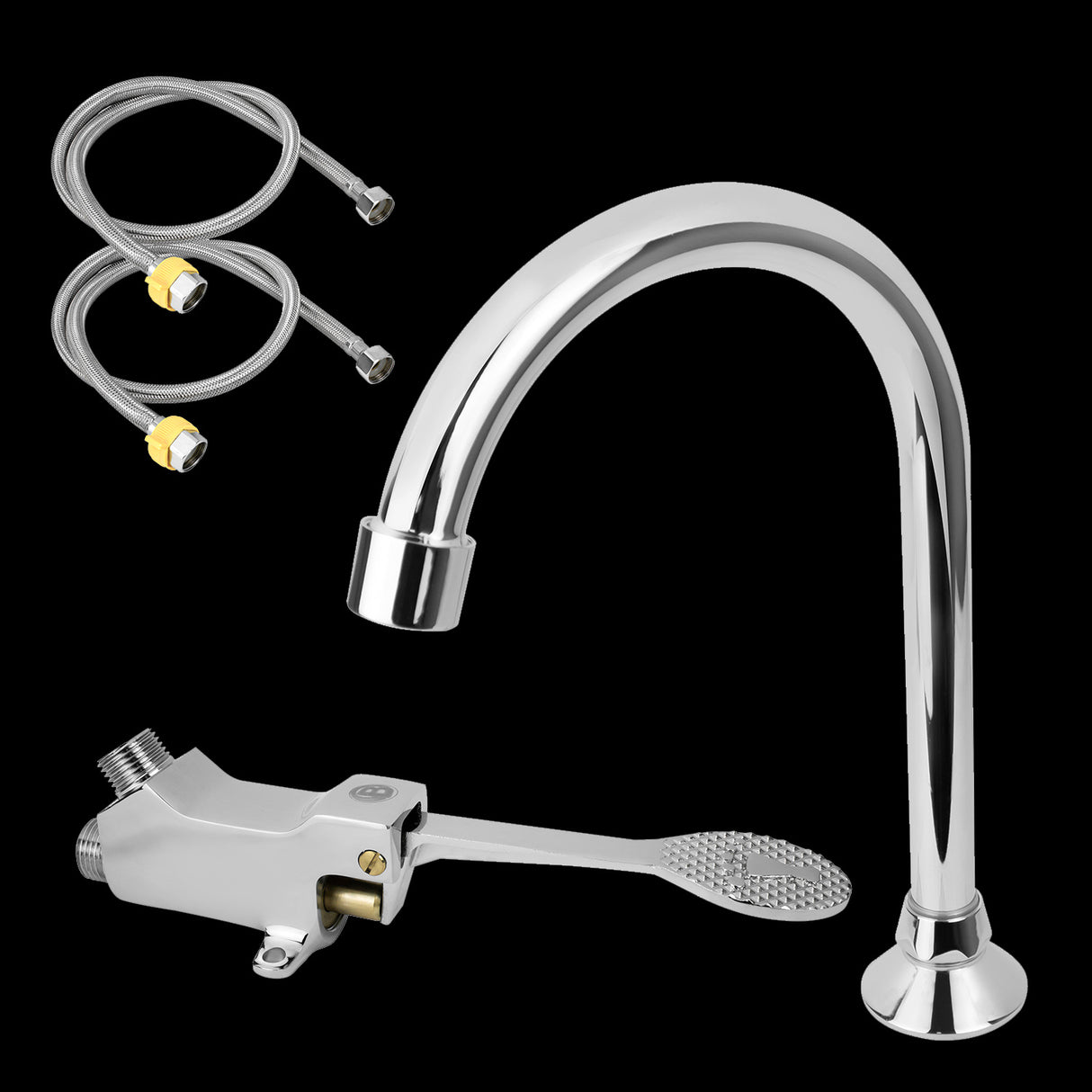 Llave de pedal cromada manos libres - imagen 4