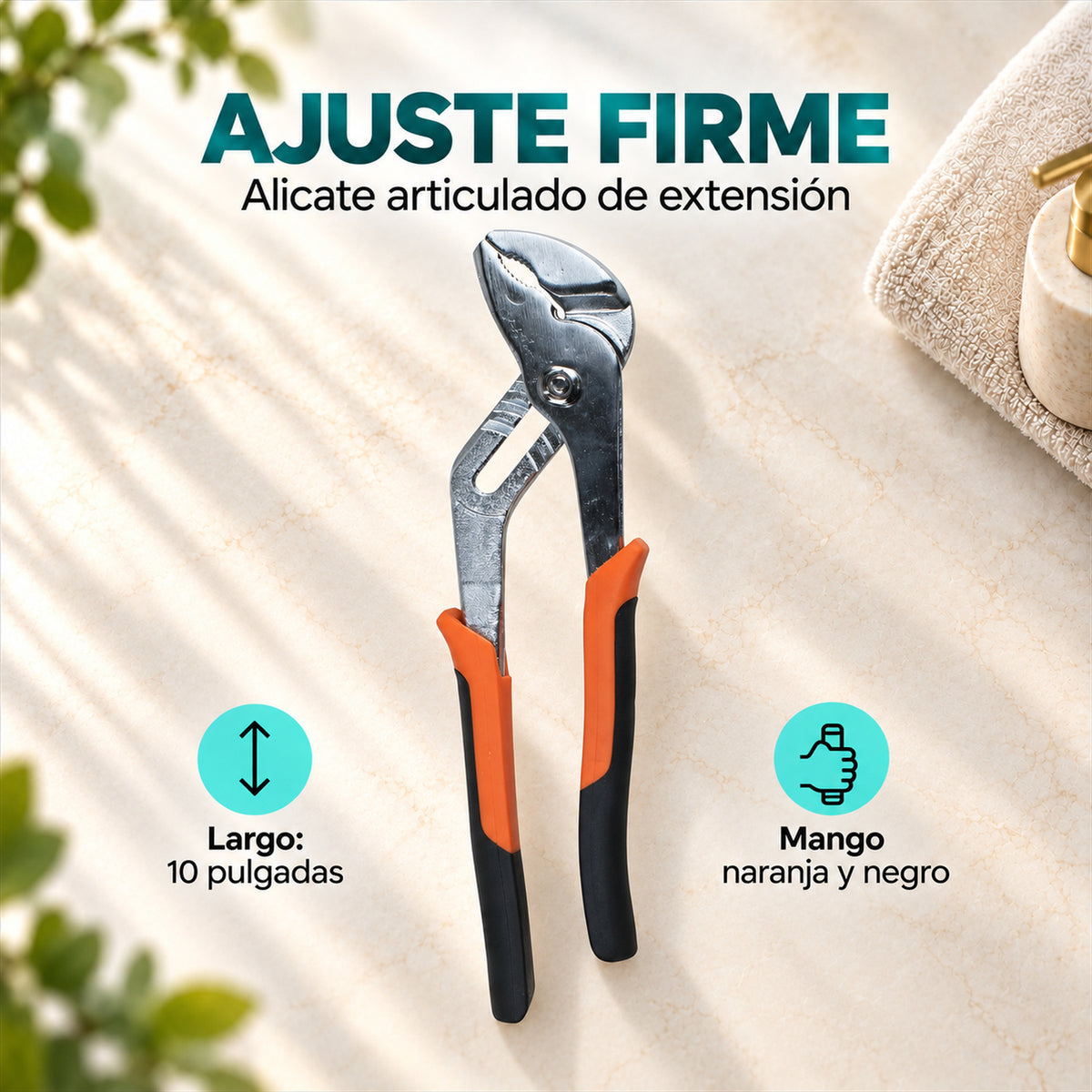 Alicate Articulado de Extensión de 10 Pulgadas - características