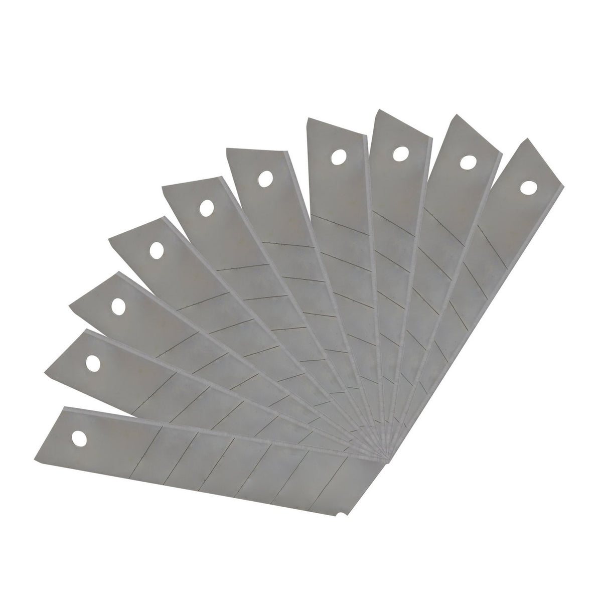 Producto Juego de 10 Cuchillas para Bisturí de 25 mm sobre fondo blanco
