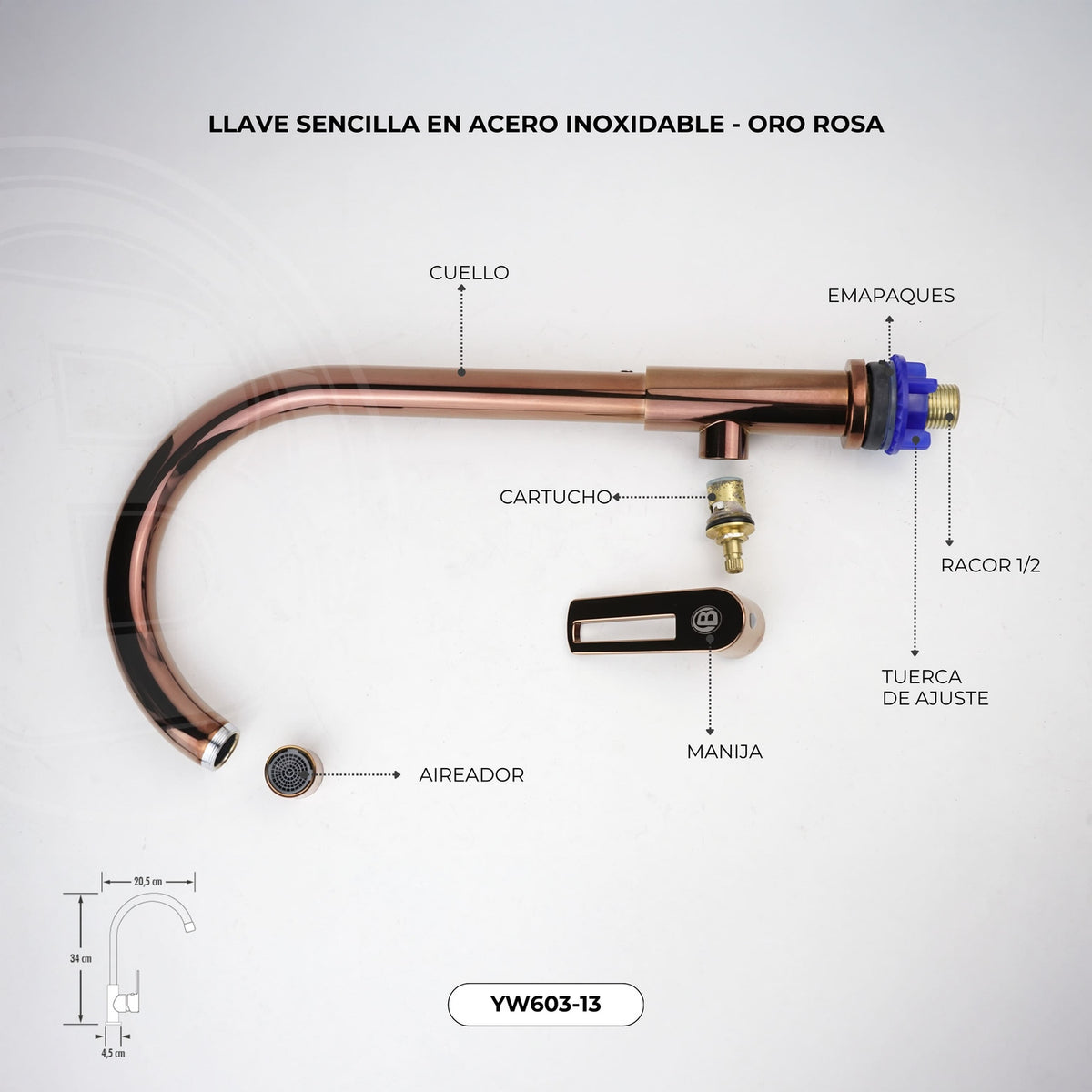 Ficha oficial con piezas y medidas