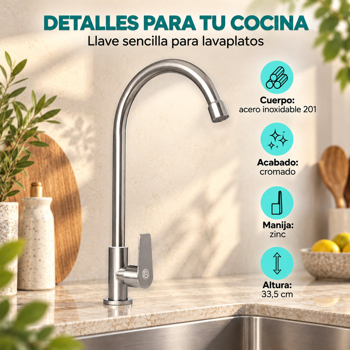 Características visuales de la llave YW605