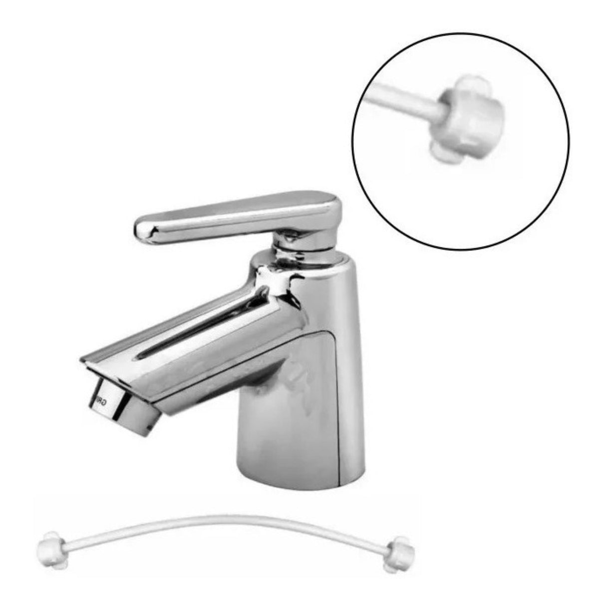 Llave Para Lavamanos Nogal.