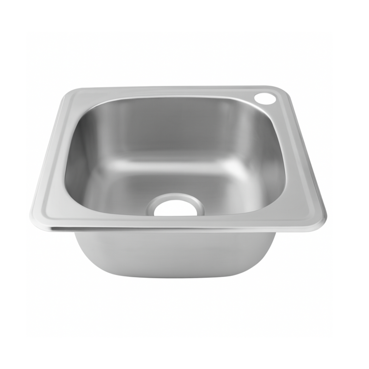 Set Lavaplatos Acero Inoxidable 36x39 Sobreponer Grifería