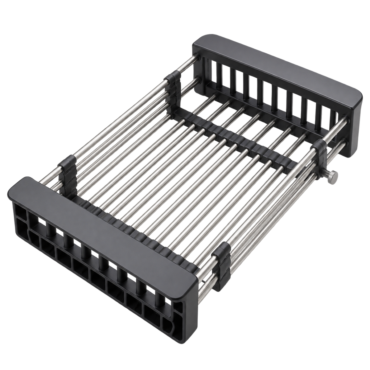 Escurridor Ajustable Para Lavaplatos Negro Baru - producto