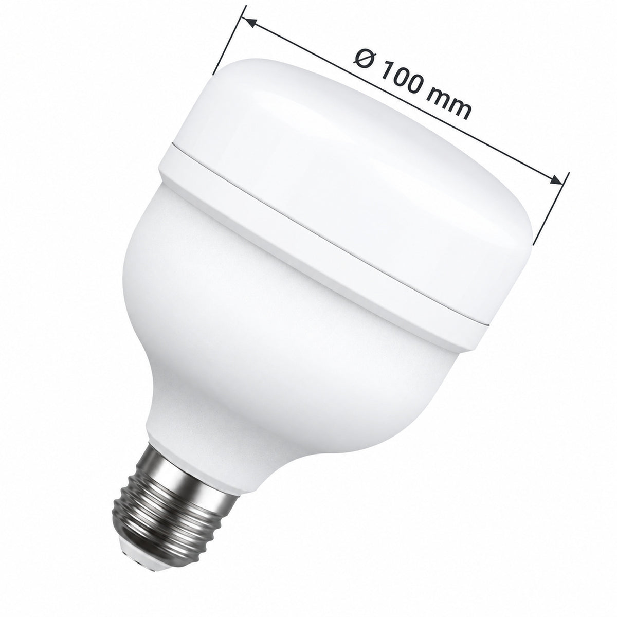 Bombillo LED 30 W E27 Luz Fría De 100 mm — dimensiones del producto
