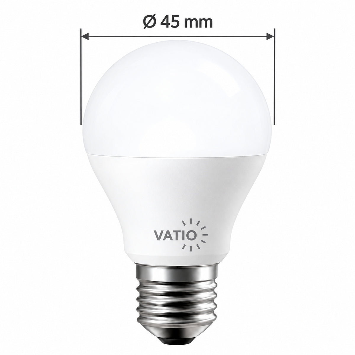 Bombillo LED De 5 W E27 Luz Fría — medidas verificadas