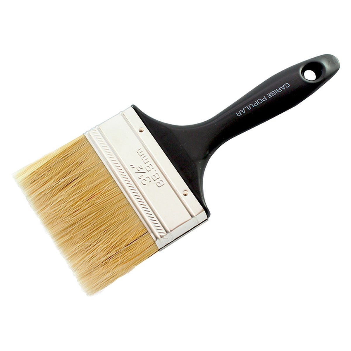 Brocha Popular Negra De 3 1/2 Pulgadas — producto sobre fondo blanco