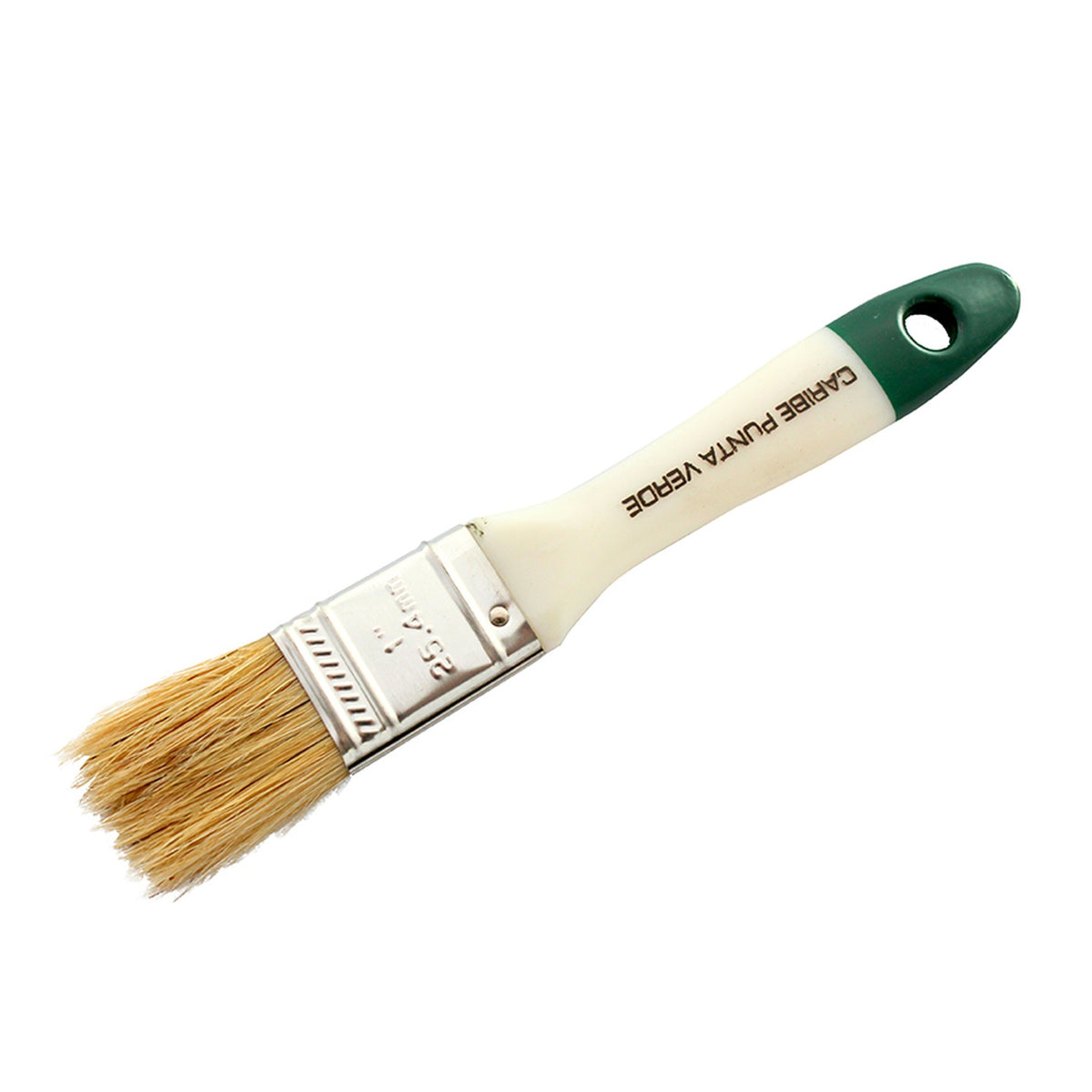 Brocha Punta Verde De 1 Pulgada — producto sobre fondo blanco