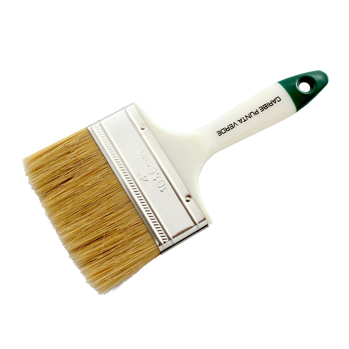 Brocha Punta Verde De 4 Pulgadas — producto sobre fondo blanco