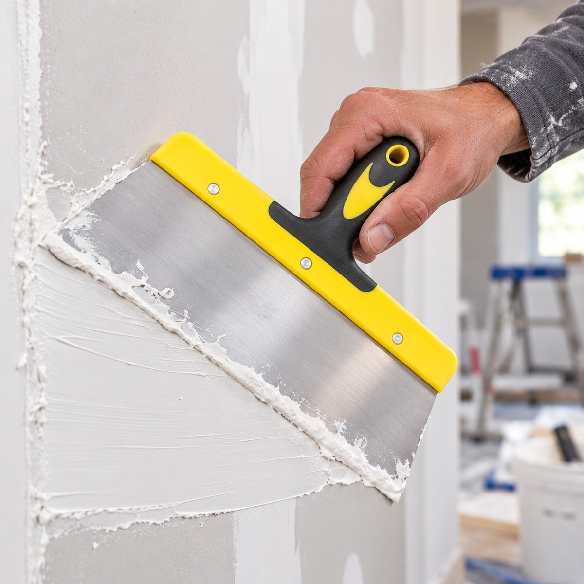 Espátula Para Drywall De 10 Pulgadas — uso y ambientación