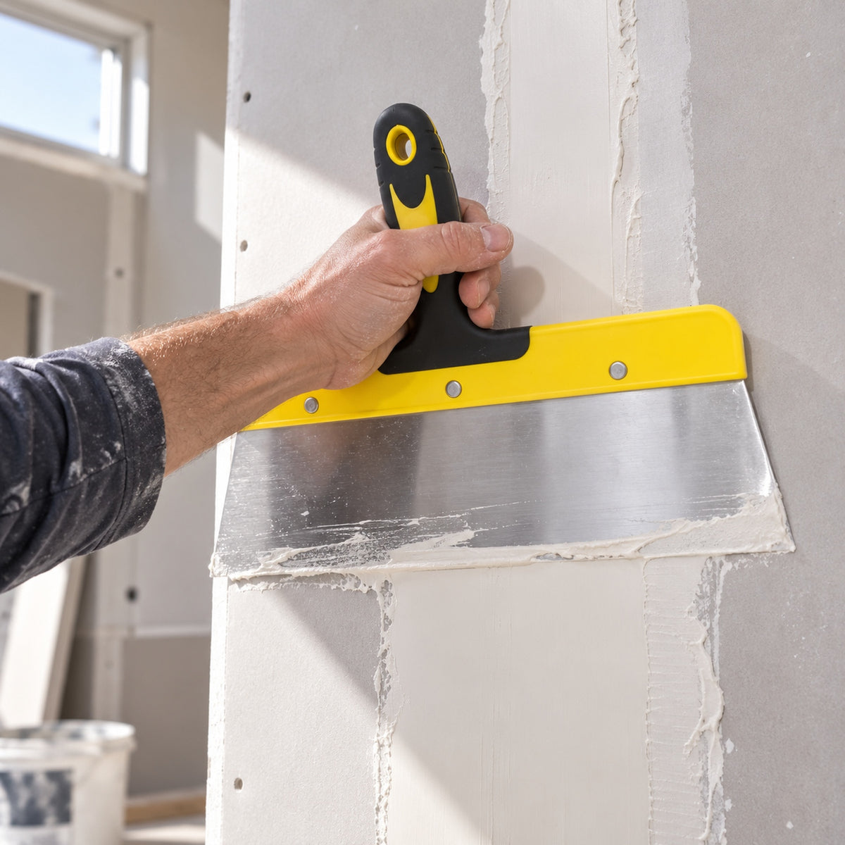 Espátula Para Drywall De 12 Pulgadas — uso y ambientación
