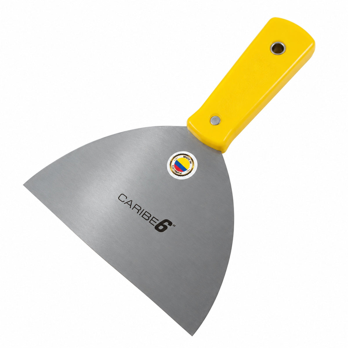 Espátula Profesional Con Mango Plástico De 6 Pulgadas — producto sobre fondo blanco