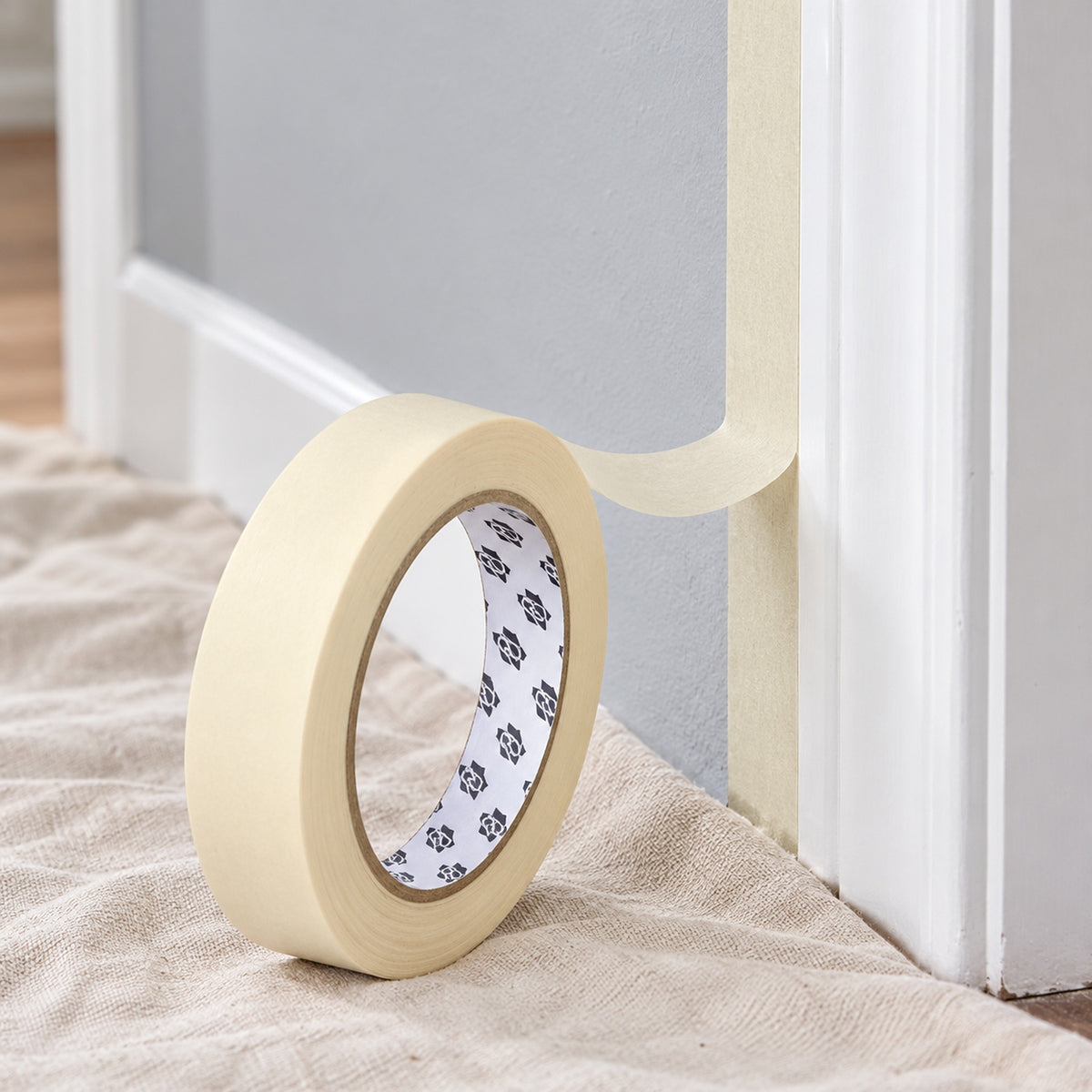 Cinta De Enmascarar Beige De 18 mm × 40 Yardas — escena de uso