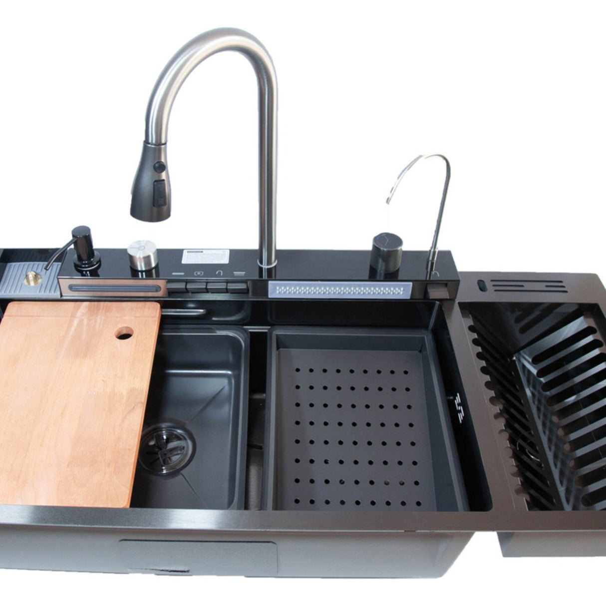 Lavaplatos Moderno Acero Inoxidable 304 Con Escurridor Panal