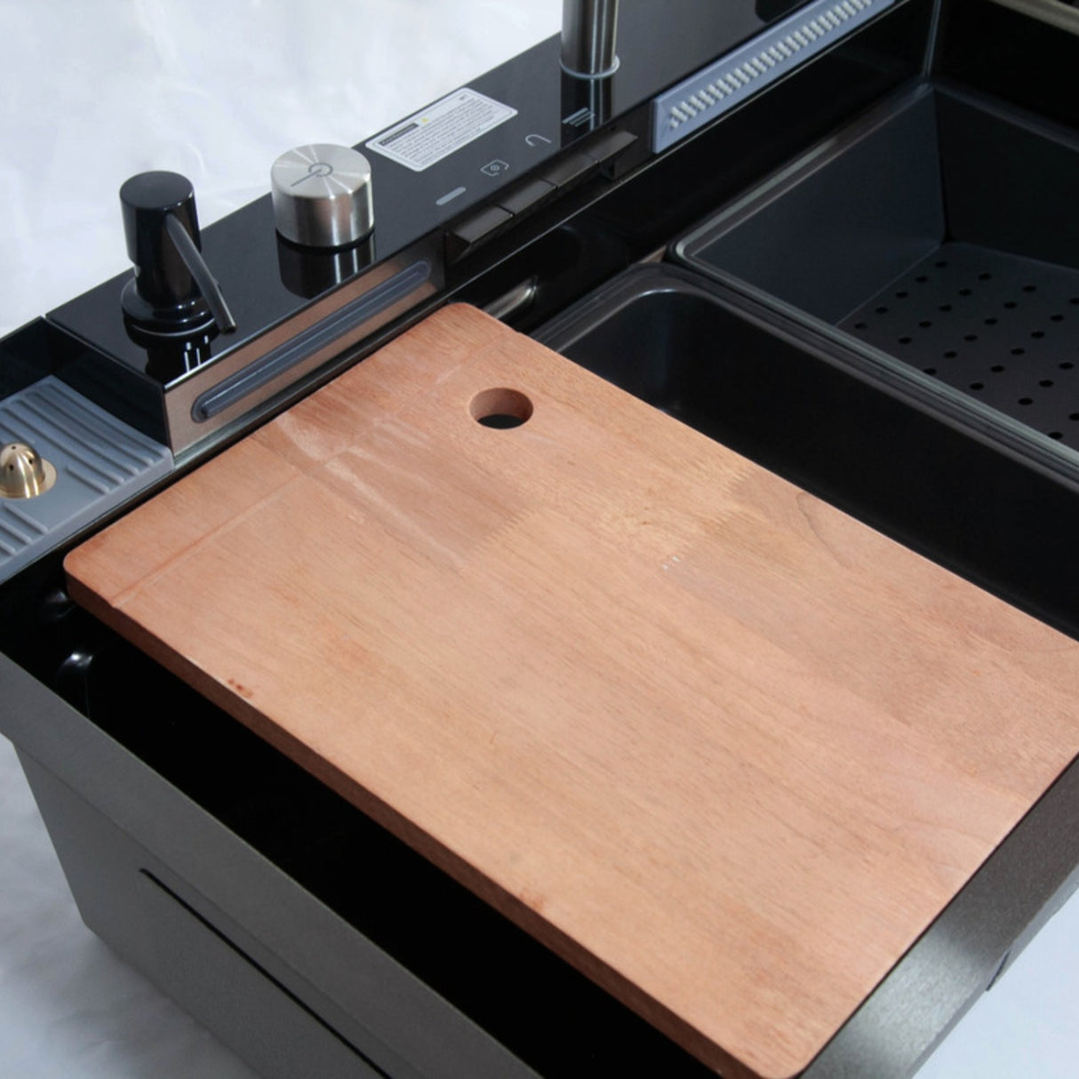 Lavaplatos Moderno Acero Inoxidable 304 Con Escurridor Panal