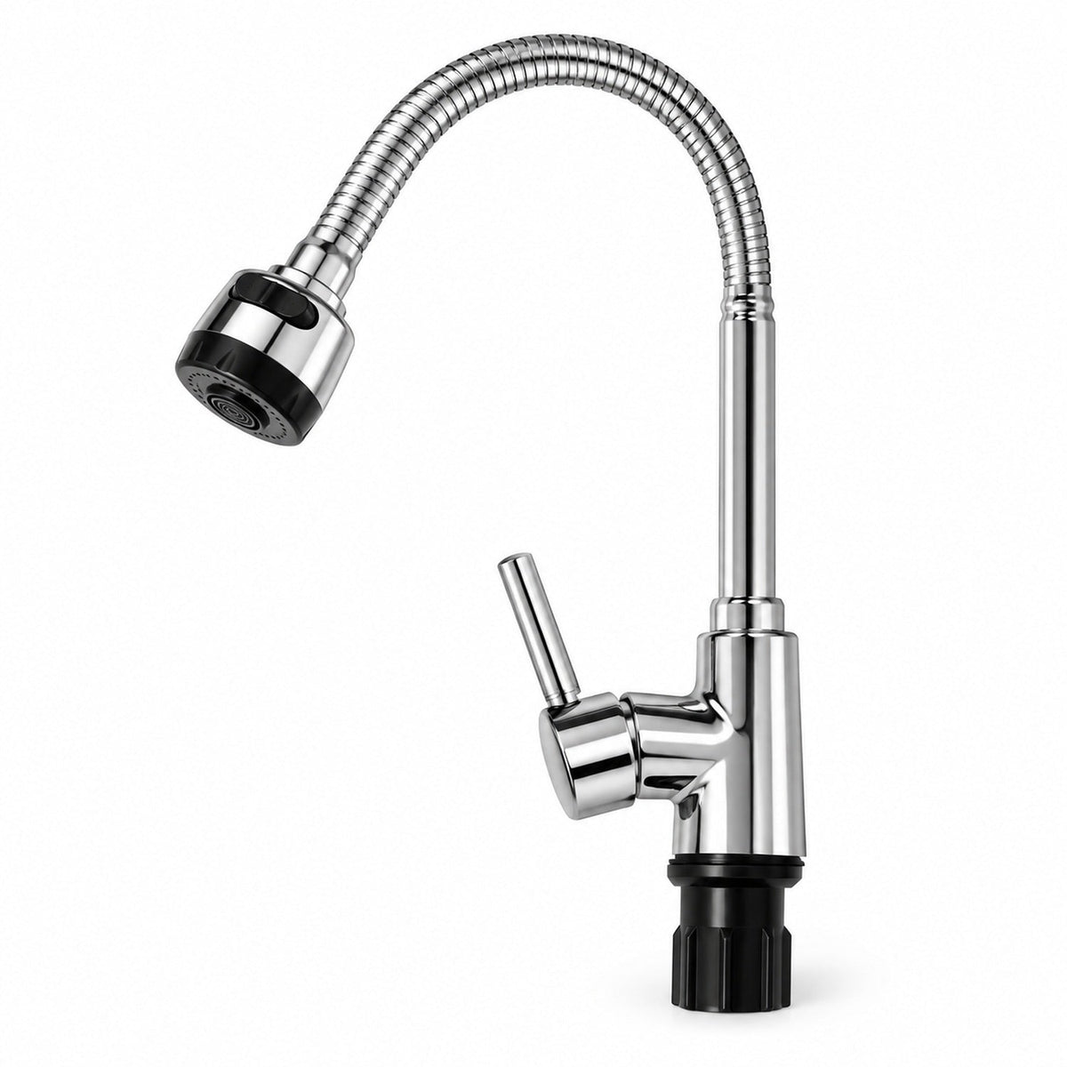 Grifería Monocontrol Lavaplatos Cuello Flexible Cromada - imagen 3
