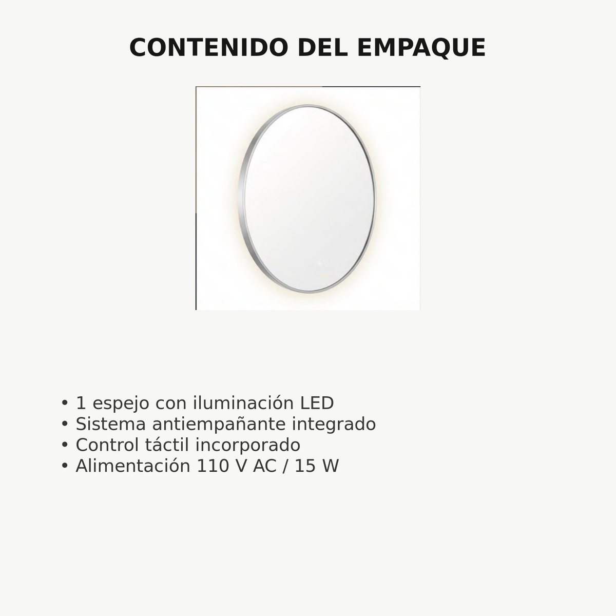 Contenido y funciones del espejo