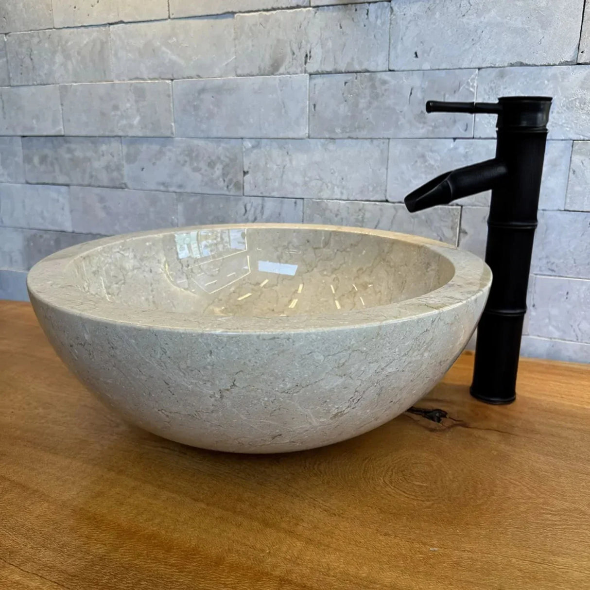 Grifería Monocontrol Cascada Alto Bambú