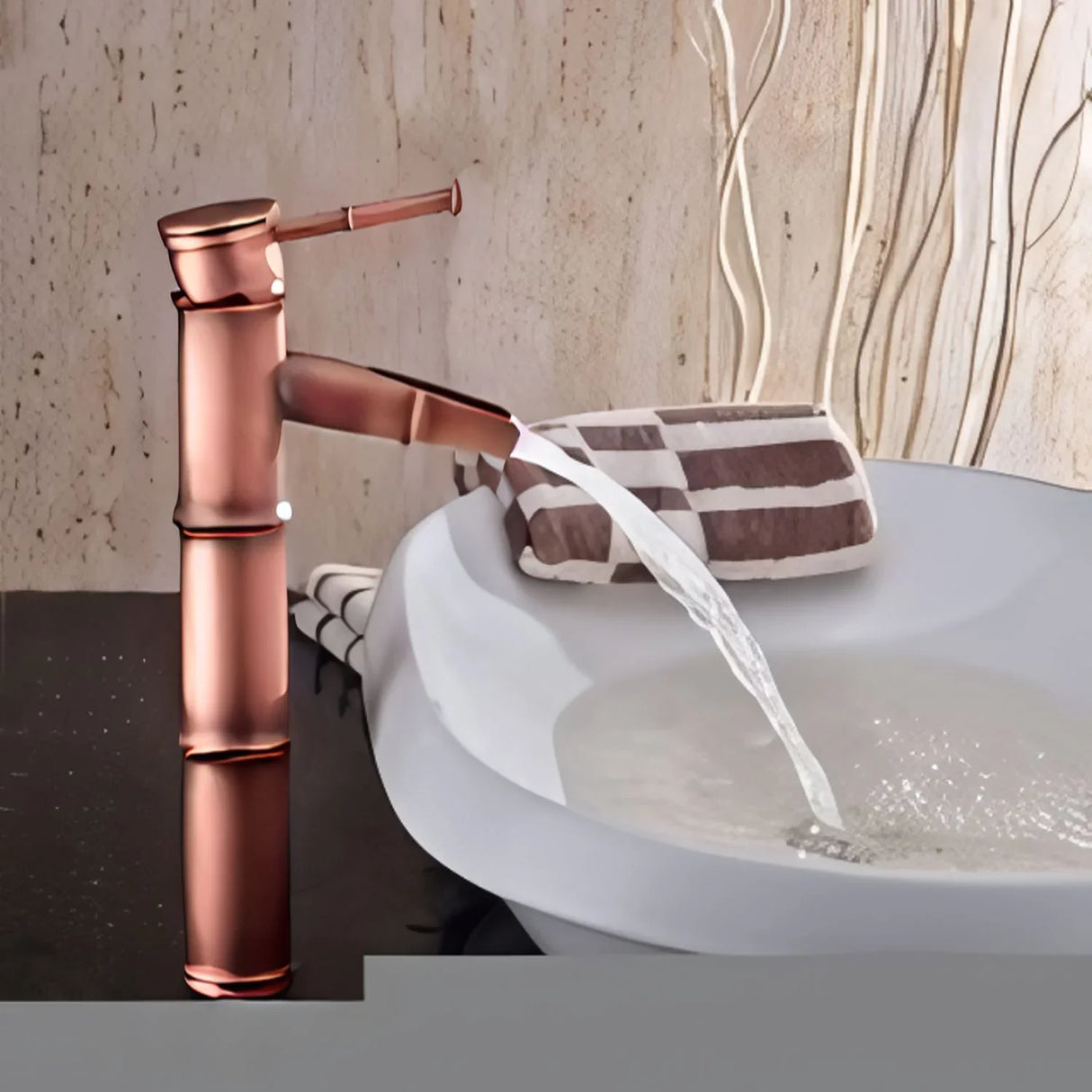 Grifería Monocontrol Cascada Alto Bambú