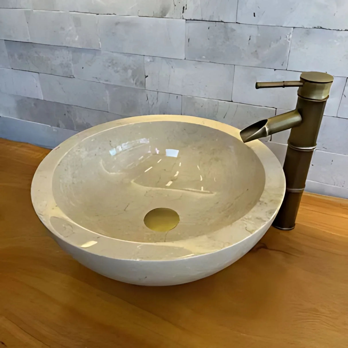 Grifería Monocontrol Cascada Alto Bambú